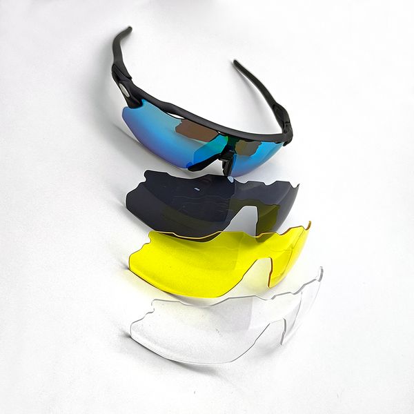 occhiali sportivi da sole per bicchieri per occhiali per occhiali polarizzati Tr90 Occhiali da sole Donne da corsa all'aperto 4 PC Lens pesca in mare Occhiasina da sole all'ingrosso con scatola con scatola