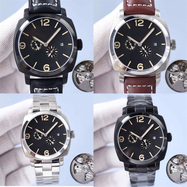 Top Men Watches Pam Brand Movement Watches Pre￧os preferidos Mais assistir foto original, entre em contato conosco Luxury Good 42mm44mm Montre de Luxe 41