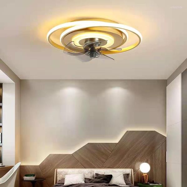 Europeo Moderno Semplice Ventilatore Da Soffitto Camera Da Letto Soggiorno Lampada Decorativa