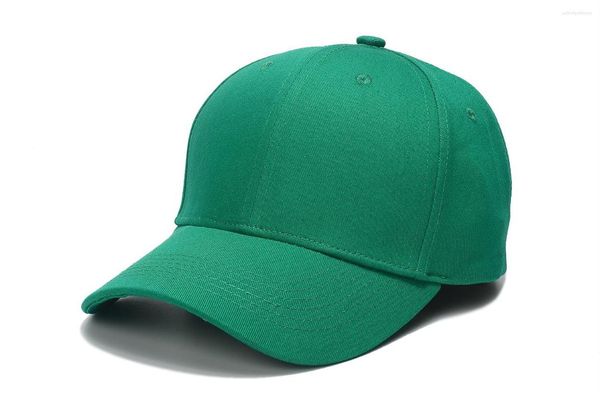 Caps de bola Caps de alta qualidade Street Green Blank Hat Baseball Cap para homem Mulher Chapéte de esporte ajustável Casquette