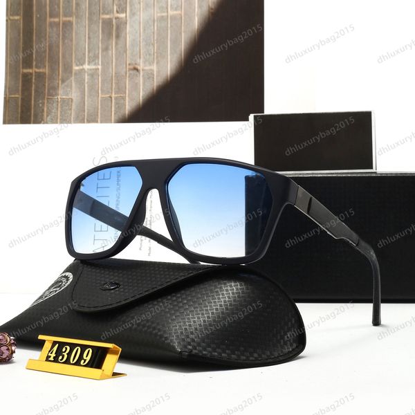 5 cores óculos de sol Óculos esportivos Moda de óculos de sol Homens de vidro de vidro Polarizado