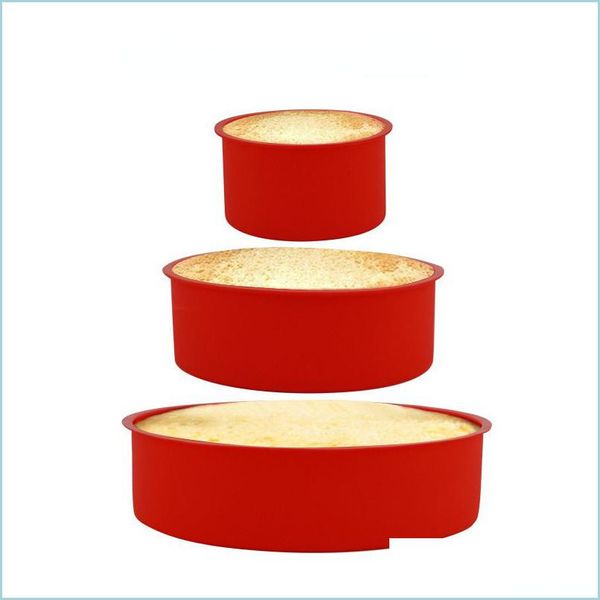 Stampi da forno Mod da forno Round Rec Sile Mod Pan 12 Cupshaped Pasticceria Muffin Stampo per torta Accessori Stampi 220928 Drop Delivery 2022 Ho Dhwbl