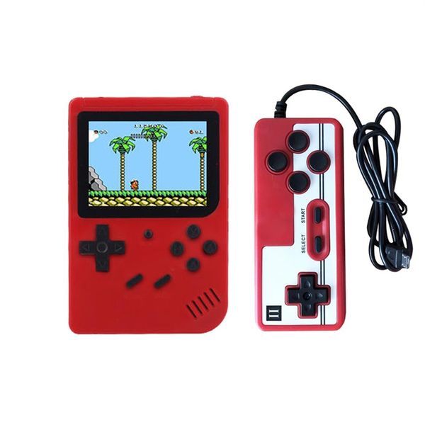 Console portatile per videogiochi retrò portatile per due giocatori con 400 giochi FC classici285R