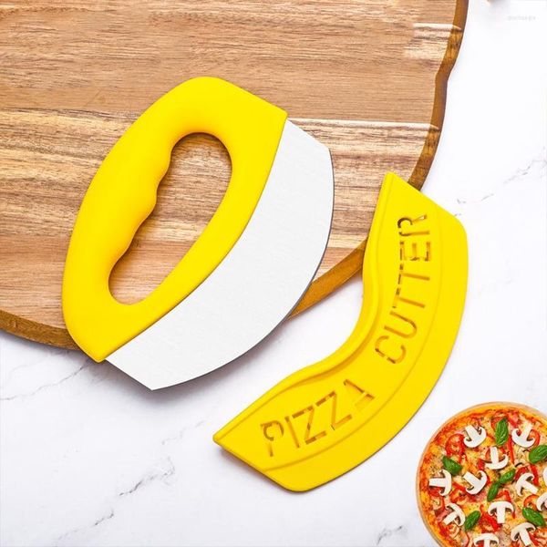 Выпечка инструментов Portabl Pizza Cutter Food Chopper Super Sharp из нержавеющей стали с защитной оболочкой многофункциональный комплект ножей