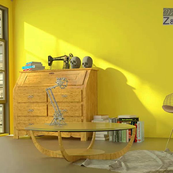 Papéis de parede amarelos modernos projeta papel de parede texturizado não tecido papel de parede de cor sólida para sala de estar