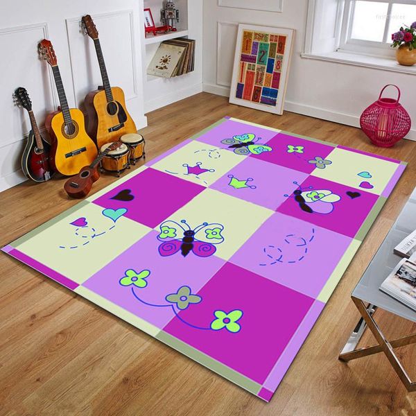 Tappeti Giochi per bambini Tappeti Cartone animato Stampato Gioco per bambini Gioco per bambini Tappeto Camera Biancheria da letto per bambini Giocattolo Tapete Regalo Numero Decor Mat