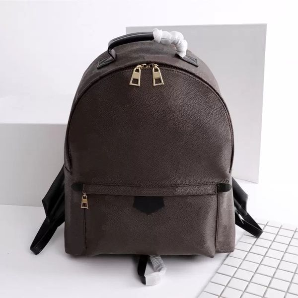 Backpack Style 2022 Luxury Brand Fashion Top Mackpack Europeu e American One Ombro Cross Body Palm Springs de alta capacidade de couro escolar Outdoor