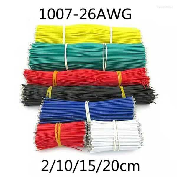 Acessórios de iluminação 50pcs 5/10/15/20cm de tampa de estanho de estanho com fios de lata de lata de jumper de solda de solda de solda 1007-26awg conector diy