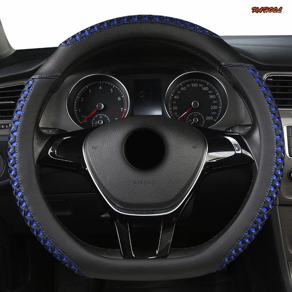 Крышка рулевого колеса Kahool Leather Cover для Renaults Duster Megane 2 3 Koleos Logan Sandero Scenic