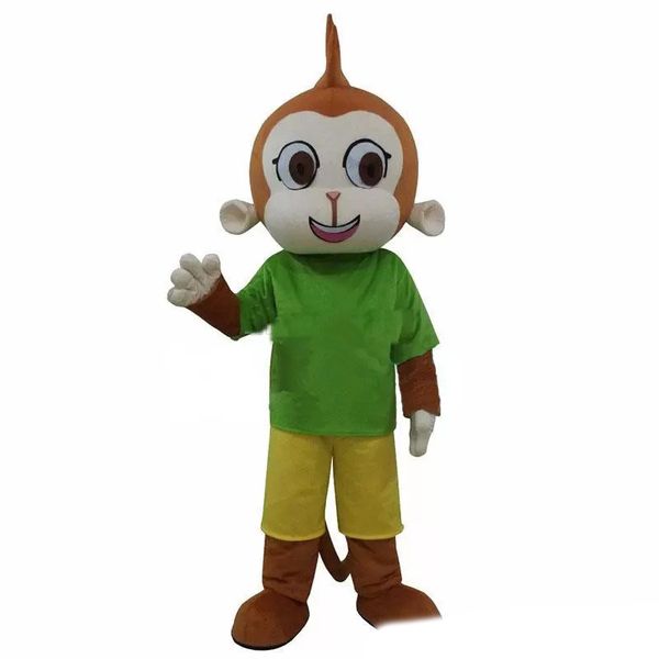 2022 New Fashion Green Green Happy Halloween Monkey Mascot Costume Fancy Dress