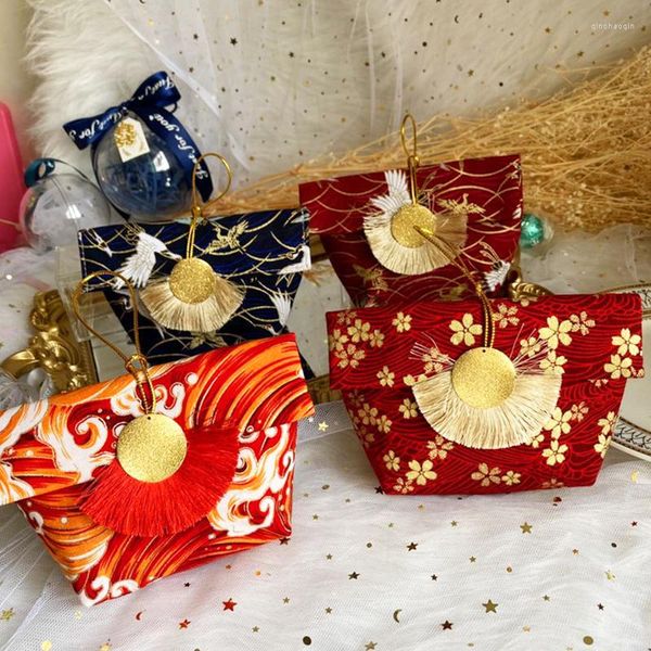 Confezioni regalo Scatole di imballaggio in velluto di moda Astucci per caramelle Contenitori di cioccolatini di zucchero Imballaggio per sacchetti di nozze Baby Shower