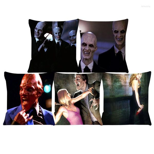 Yastık vampir film kapağı rahat kısa peluş kılıflar 45x45cm sandalye araba kanepe ev dekoratif sj-140