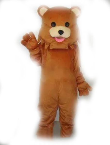 vestito dal sesso dei personaggi del costume del regalo di Halloween del costume della mascotte dell'ORSO PEDO adulto caldo della fabbrica nuovo MascotNew