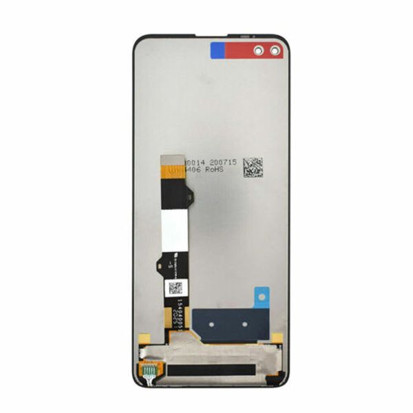 Painel preto de 1 PCS para Motorola Moto G 5G Plus XT2075 Telefone celular LCD Substituição de tela de 6,7 polegadas Painéis de vidro sem moldura Passos de celular de moldura