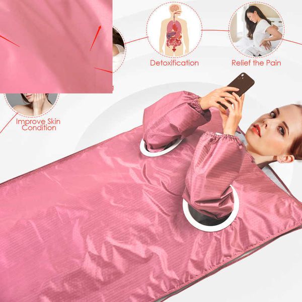 Другой домашний сад Vogvigo Обновляемая версия Farinfrarred Sauna Blanket Entectable Design Design Digital Thermal Sauna Closet Shaper J221021