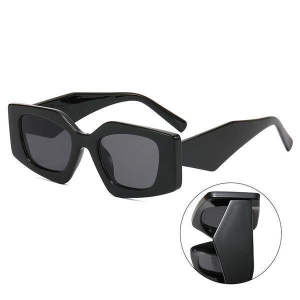 Óculos de sol de grife para homens Óculos Eyeglasses estilo estilo anti-ultravioleta Retro Shield Lente Placa quadrada de uma peça fulte moldura fosca de moda Eyewear Sonnenbrille