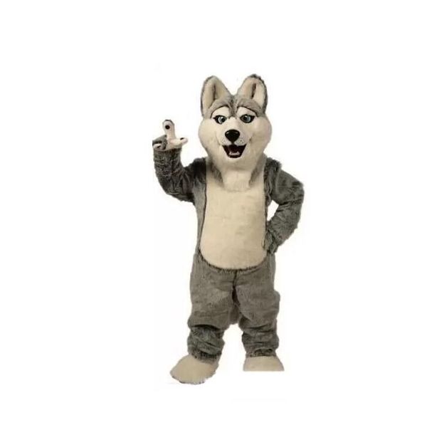 Заводская горячая волчья талисман костюмы Хэллоуин собак талисман талисман персонаж праздник праздничный костюм для вечеринки для взрослого размера день рождения