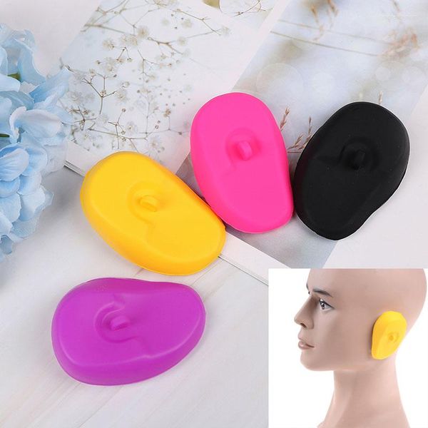 Boinas 1 par capa de ouvido chuveiro de cabelo impermeável para colorir tampas de protetor bonitas de salão de salão profissional