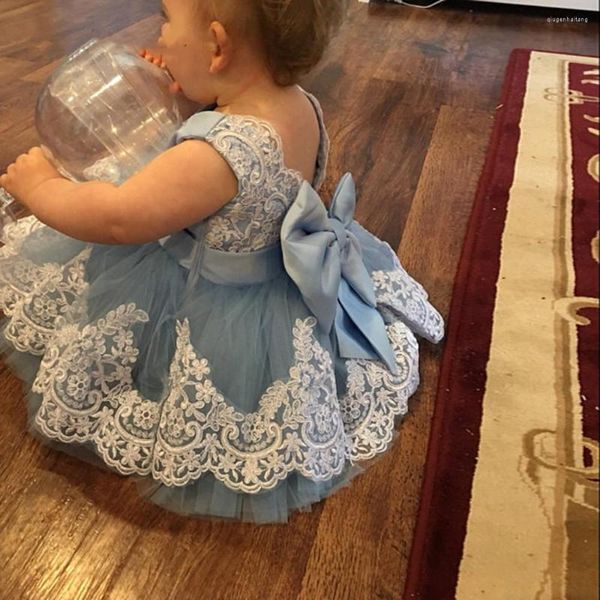 Girl Dresses Flower Dress For Wedding Short Kids Ball Gown Mother And Daughter Zipper Back Sleeveless Baby Pageant Gowns