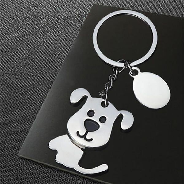 Portachiavi a 360 gradi Scuotendo la testa Cane Portachiavi Charms Carino Portachiavi Amanti degli animali Borsa souvenir Ornamenti Accessori