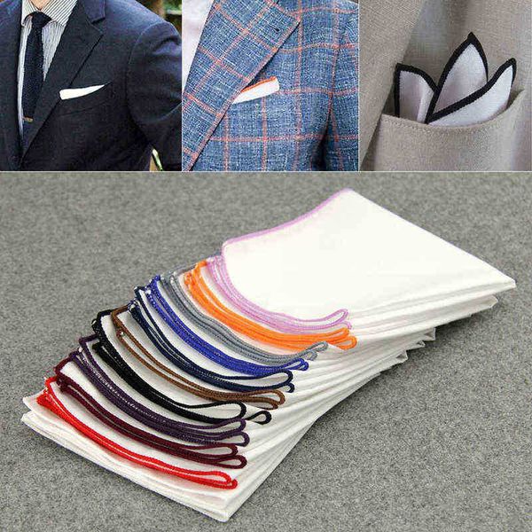 Luxury Fashion Men Pocket Square Fazzoletto Wedding Business Directory Party Chest Towel Square Hanky Suit Accessori per uomo J220816