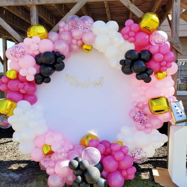 decoração portátil stands stands de suporte de flor Ring Ring Stand para fotografia de pano de fundo Balão Arco Eventos de Party Banne Imak453