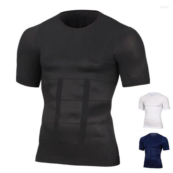 Body Shapers da uomo Classix Men Toning T-Shirt Ginecomastia Compression Shirts Posture Corrector Canottiera Pancia Dimagrante Correttiva