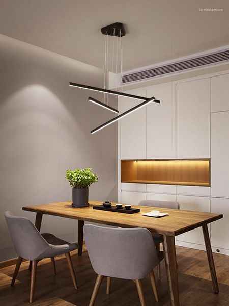 Lampadari Nordic Dining Hanging Simple Modern Home Room Lamp Bar Table Personality LED Restaurant Chandelier