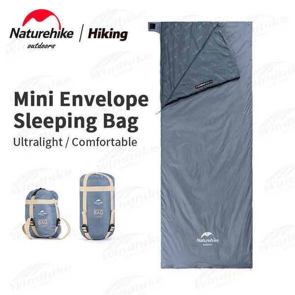 Sacos de dormir Naturehike acampando mini saco de dormir envelope do tipo ultraleve splicing portátil saco de dormir portátil camping caminhada três temporada T221022