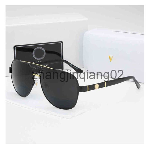 Designer Versage Sunglass Cycle Luxuoso Moda Óculos De Sol Metal Tendência Colorido Coated Masculino Feminino Beisebol Esporte Verão Polarize Medussa Óculos de Sol