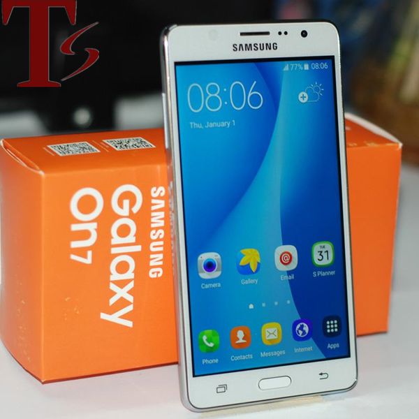 Samsung Galaxy On7 Handy, generalüberholt, Original, 5,5 Zoll, Quad Core G6000, 1,5 GB, RAM 8 GB/Rom, 13 MP