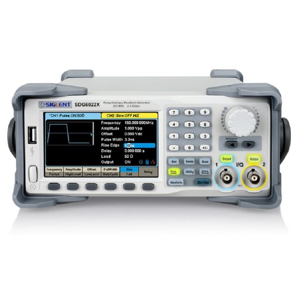 SDG6022X Pulse Arbitr￡rio Gerador de formas de onda 200 MHz canais duplos