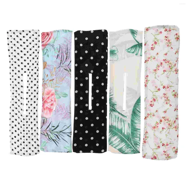 Bandanas 5pcs fêmeas decors femininas fabricantes de bun fãs de cabelos Bowknot Ferramentas de estilo Bandas para fêmeas