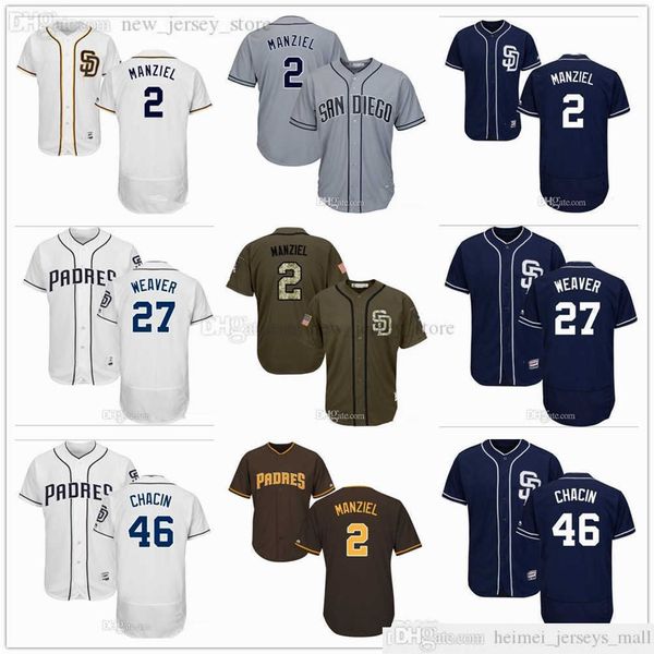 Custom 2019th Vintage Baseball 2 Johnny 46 Jhoulys Manziel Chacin Maglie Kids Stitched 56 Fernando 27 Jered Rodney Weaver Jersey Uomo Donna