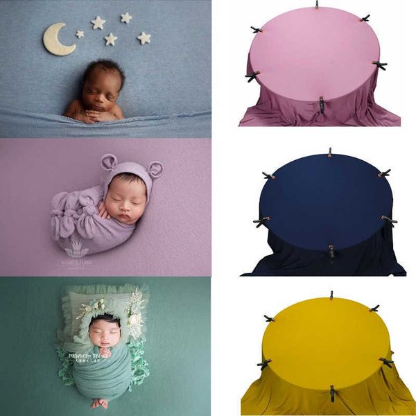 Abiti da battesimo 40/150 170 cm Neonato Fotografia Puntelli Coperta Coperta per bambini Tessuti per fondali Spara Accessori per studio T221014