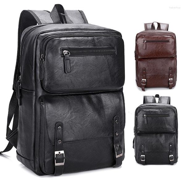 Backpack Men Fashion Fashion 14 polegadas Viagens à prova d'água Escola ao ar livre Mochila bolsas de negócios