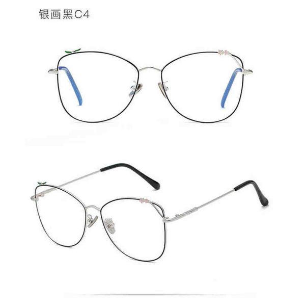 Occhiali da sole Design Clear Lens Occhiali Donna Occhiali da lettura Uomo Montature da vista New Computer Montatura per occhiali Oculos 1813X