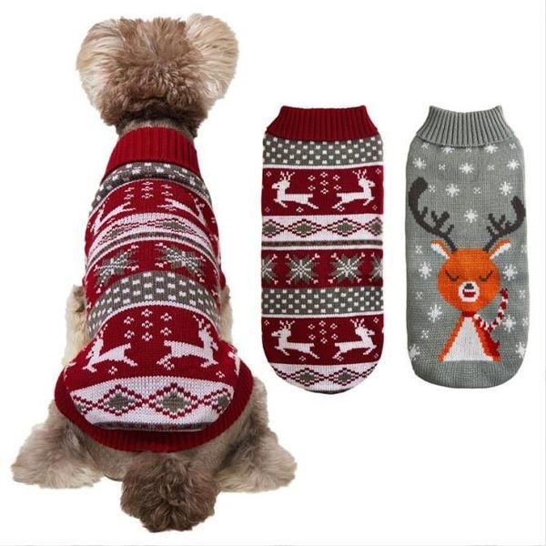 abbigliamento per cani Vari modelli Autunno e inverno e manufatti per interni Cotone grigio rosso per il calore