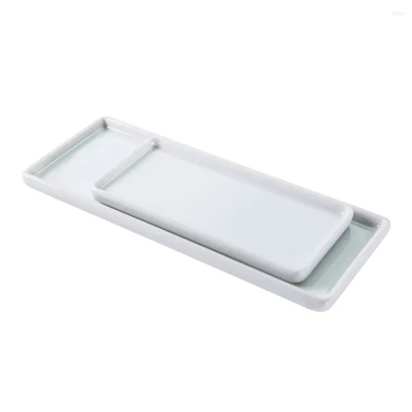 Conservazione della cucina 1pc Vassoi in porcellana Bagno Base in ceramica Pallet sanitario Forniture delicate Spazzolino da denti