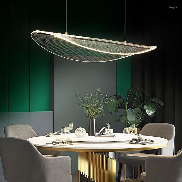 Anhänger Lampen Nordic Led Licht Wohnzimmer Beleuchtung Luxus Moderne Esszimmer Streifen Restaurant Küche Innen Leuchte Wohnkultur Lampe