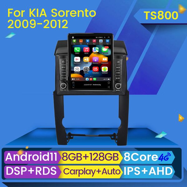 Car dvd Radio Multimedia Video Player Per Kia Sorento 2 XM 2009 - 2012 Navigazione GPS Android Auto Carplay No 2din 2 Din Dvd