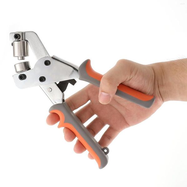 Profissional Hand Tool Definir Manual Butrothole 500pcs 6mm ilhó de ilhó portátil Máquina portátil