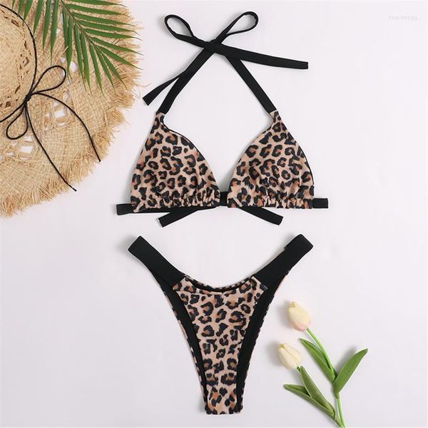 Feminino Feminino Sexy Tanga Brasileira Conjunto de Biquíni Push Up Maillot de Bain Micro Maid 2022 Feminino Mujer Swim Suit