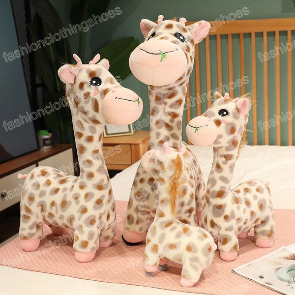 35-65cm gigante da vida real girafa brinquedo de pel￺cia bichos de pel￺cia bonecos de crian￧as mole crian￧as decora￧￣o de presente de anivers￡rio beb￪ decora￧￣o