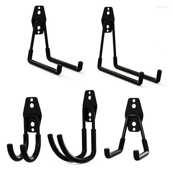 Haken Heavy Duty Metall Haken Garage Lagerung Rack Wand Halterung Fahrrad Kleiderbügel Leitern Garten Werkzeug Anti-rutsch-Organizer