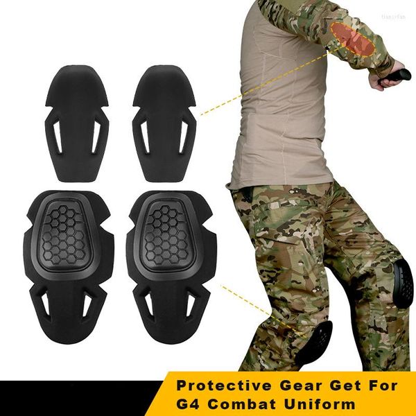 Joelheiras do exército militar tático g4 combate uniforme de pintball proteção protetor de jogos de guerra de cotovelo de cotovelo