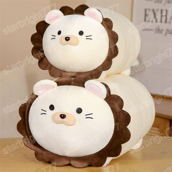 35-42cm Kawaii Long Lion Plexhow Toy Pillow Sof￡ de cama macia Casagem