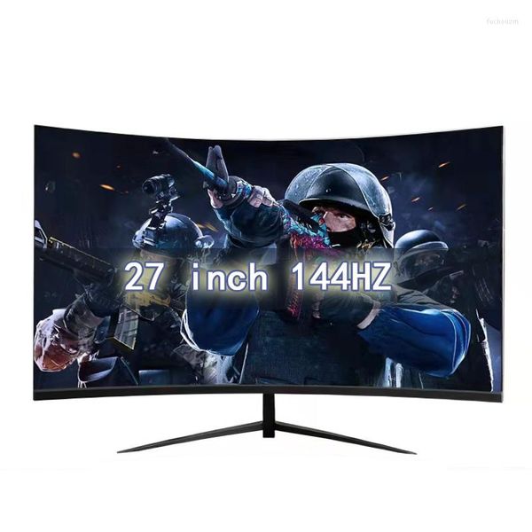 Monitor da 144 Hz per PC IPS 1MS LCD Visualizza monitor da gioco HD per computer desktop curvo / DP Gamer