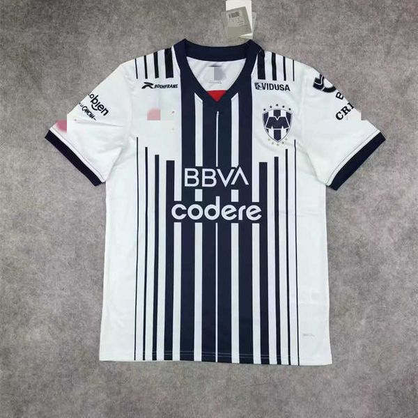 Jerseys de futebol Casa Casa México Super Monterrey Jersey e Away Manga curta Mesa Romeo Begas