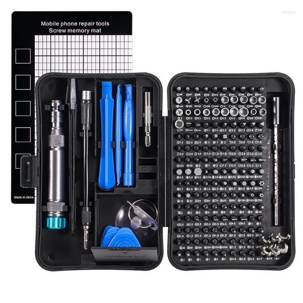 Professionelle Handwerkzeug-Sets Präzisions-Schraubendreher-Set 170 in 1 S2 Magnet-Torx-Schrauben-Bits-Kit Computer-Handy-Demontage-Reparatur